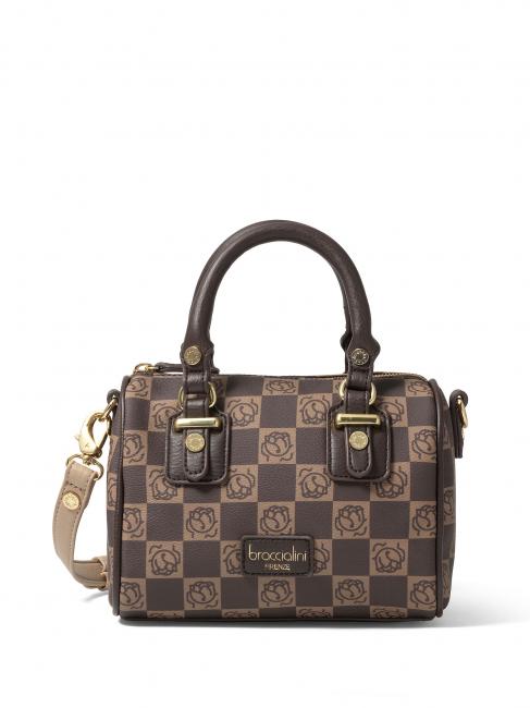 BRACCIALINI MONORANGE Bauletto mini con tracolla marrone - Borse Donna