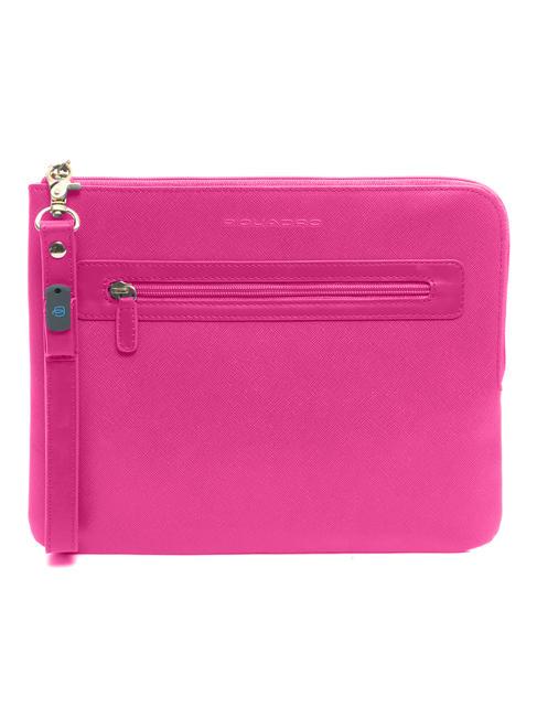 PIQUADRO CRAYON  Busta in pelle con polsierina vinaccia - Porta tablet & Organizer