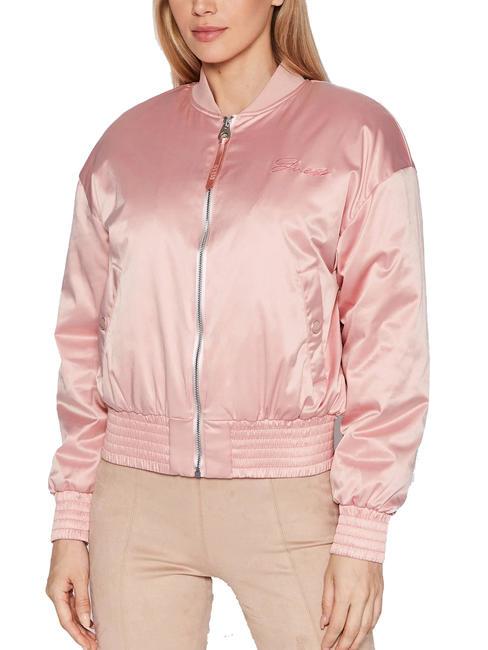 GUESS ALEXIA Giubbino bomber pink roses - Giacche Donna