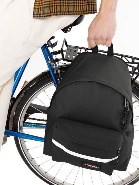 EASTPAK PADDED BIKE Zaino con ganci per bici NERO - Zaini da lavoro porta PC