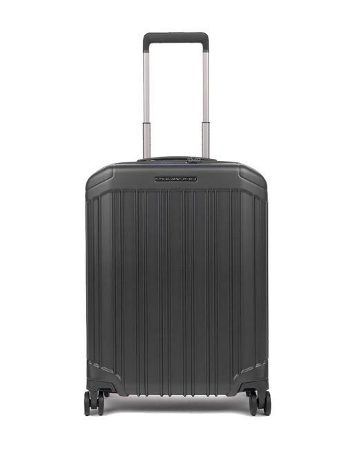 PIQUADRO PQ-LIGHT Trolley cabina ultra slim nero opaco - Bagagli a mano