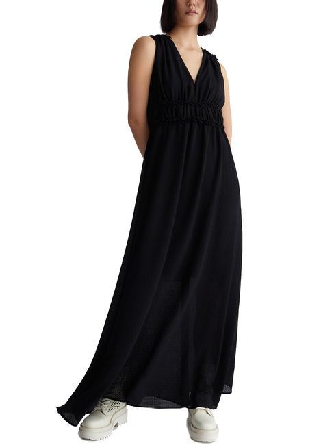 LIUJO CREPÊ Abito lungo  NERO - Vestiti Donna