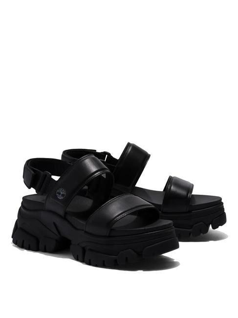 TIMBERLAND ADLEY WAY 2 BAND Sandalo in pelle JETBLACK - Scarpe Donna