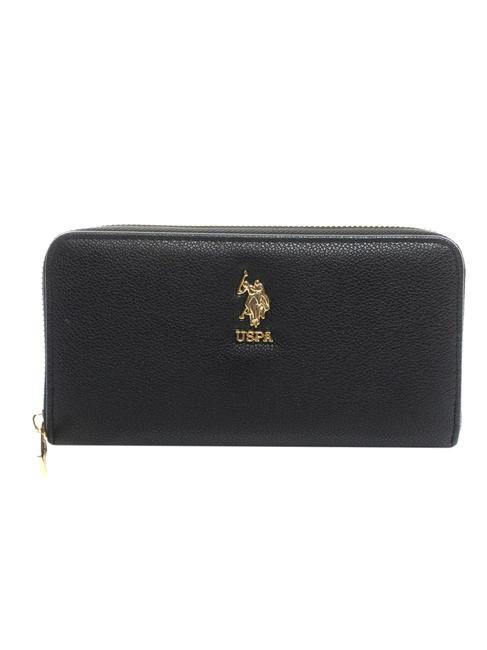 U.S. POLO ASSN. NEW JONES Portafoglio Zip Around NERO - Portafogli Donna