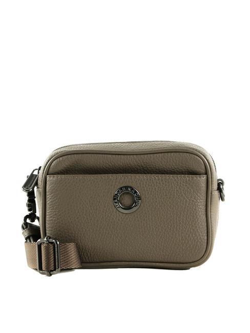 MANDARINA DUCK MELLOW Mini camera bag in pelle clay - Borse Donna