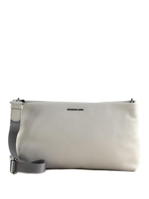 MANDARINA DUCK MELLOW Borsa rettangolare in pelle pearl - Borse Donna