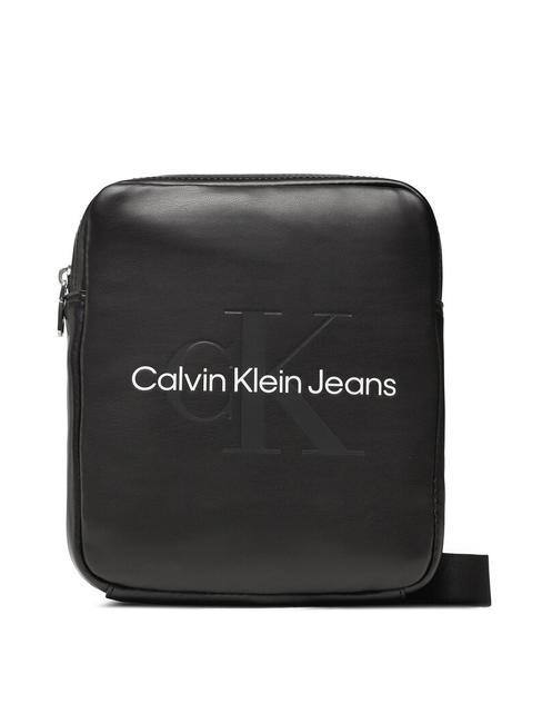 CALVIN KLEIN MONOGRAM SOFT Borsello con logo black - Marsupi