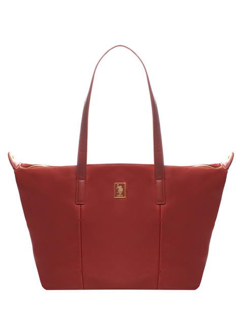 U.S. POLO ASSN. BIRMINGHAM Shopper a spalla red - Borse Donna