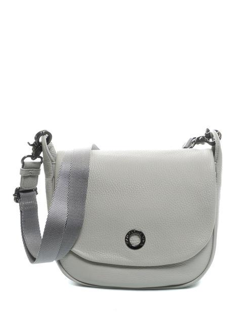 MANDARINA DUCK MELLOW Borsa mini a tracolla in pelle pearl - Borse Donna