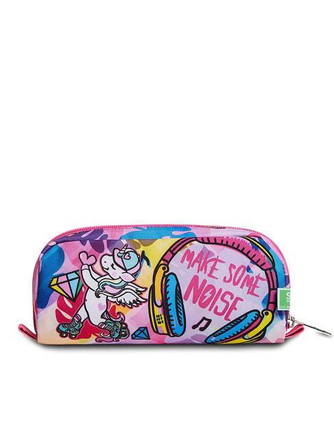 SJGANG ROLLERSKATE GIRL Astuccio a bustina fuxiafluo - Astucci e Accessori