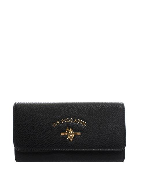 U.S. POLO ASSN. STANFORD Portafoglio grande NERO - Portafogli Donna