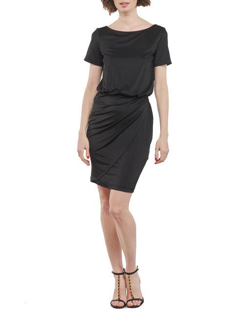 GUESS GATHERING POPLIA Abito stretch a manica corta jetbla - Vestiti Donna