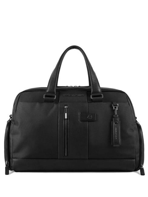 PIQUADRO BRIEF 2 Borsone con vano porta scarpe Nero - Borsoni