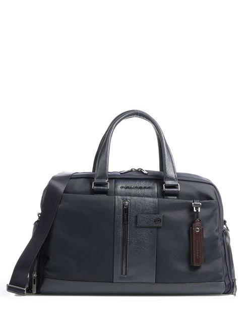 PIQUADRO BRIEF 2 Borsone con vano porta scarpe blu - Borsoni