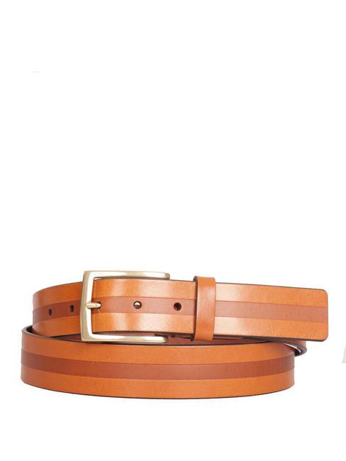 THE BRIDGE BRUNELLESCHI Cintura in pelle cognac/oro - Cinture