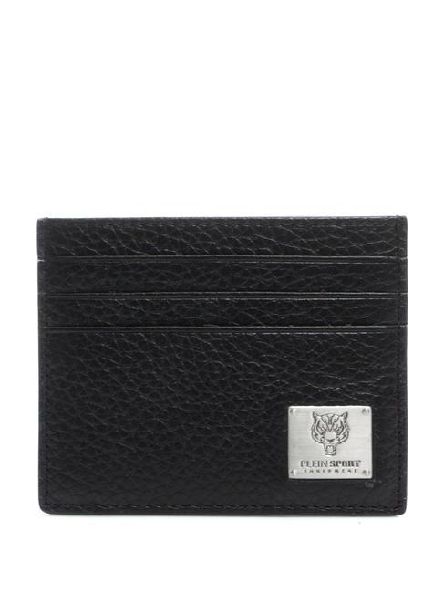 PLEIN SPORT WALL STREET Portacarte in pelle black - Portafogli Uomo