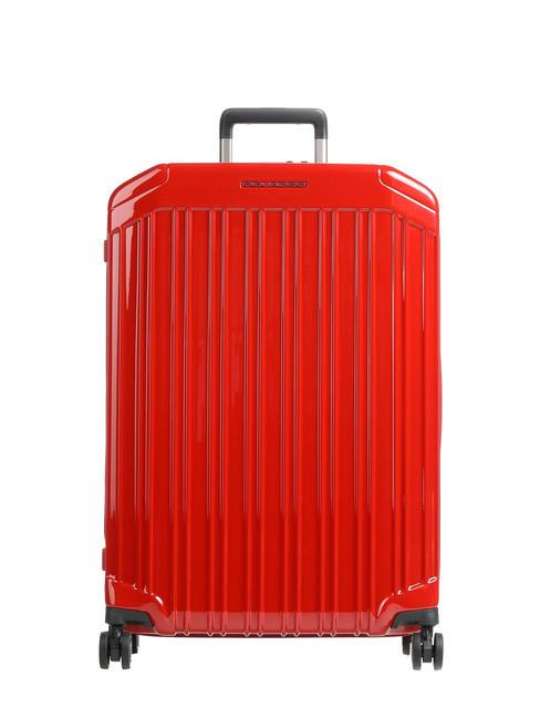 PIQUADRO PQ-LIGHT Trolley grande ultra slim ROSSO - Trolley Rigidi