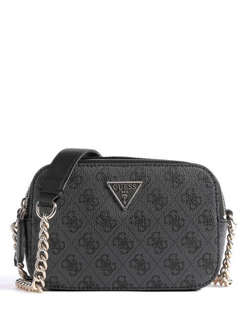 GUESS NOELLE Borsa camera case a tracolla coal - Borse Donna