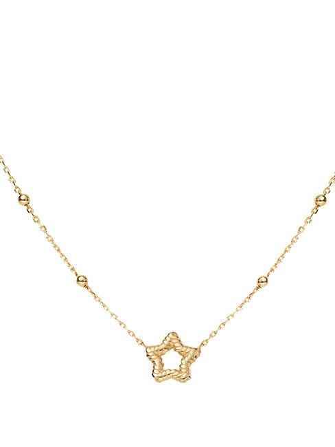 AMEN COCCOLE Collana placcata oro con stella oro - Collane