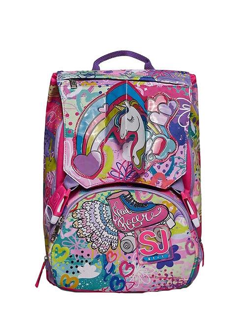 SJGANG MAGICFLIP GIRL  Zaino espandibile CANDY FUXIA - Zaini Scuola & Tempo Libero