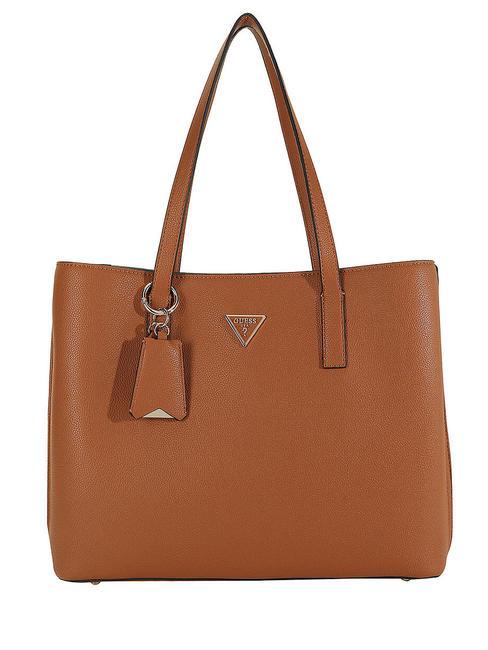 GUESS MERIDIAN Girlfriend Borsa a spalla COGNAC - Borse Donna