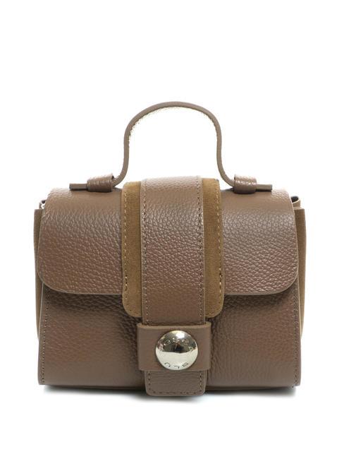 TOSCA BLU DUBROVNIK Mini bauletto in pelle tobacco - Borse Donna