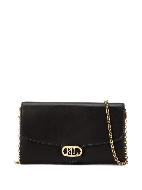 RALPH LAUREN ADAIR Borsa in pelle a tracolla NERO - Borse Donna