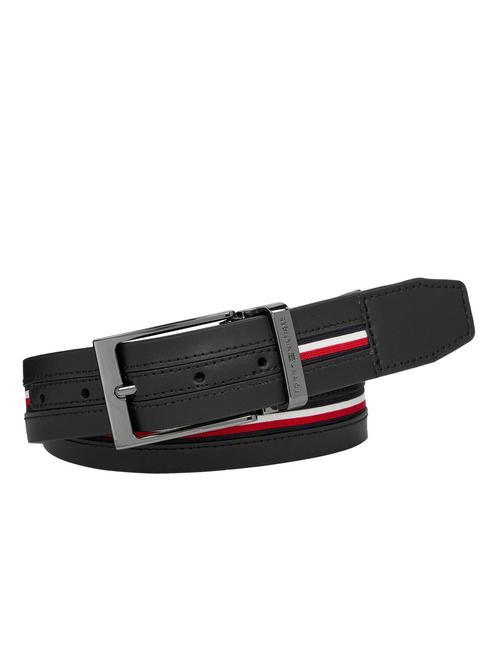 TOMMY HILFIGER LEATHER Cintura in pelle black - Cinture