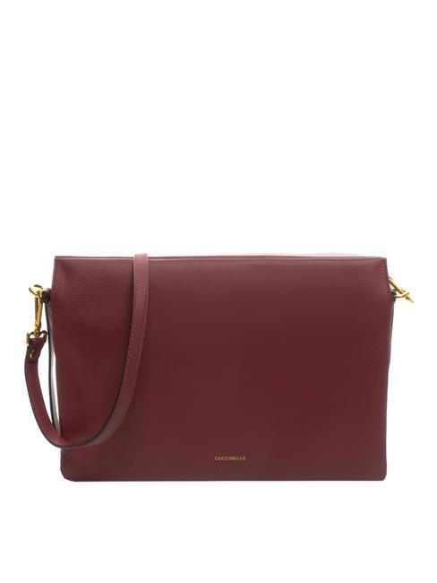COCCINELLE BOHEME Borsa a mano, con tracolla, in pelle garnet r/pulp p - Borse Donna