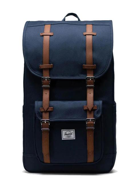 HERSCHEL LITTLE AMERICA  Zaino misura standard navy tan - Zaini Scuola & Tempo Libero