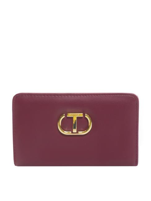 TWINSET MIDDLE Portafoglio middle raspberry radiance - Portafogli Donna