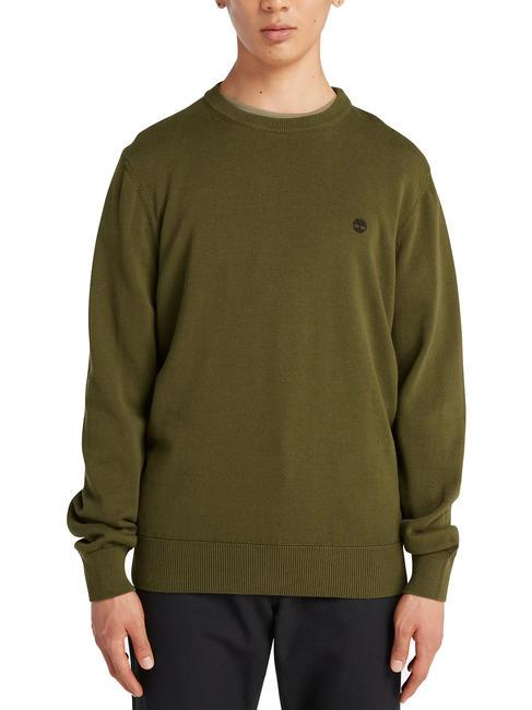TIMBERLAND WILLIAMS RIVER Maglioncino girocollo darkoliv - Felpe Uomo