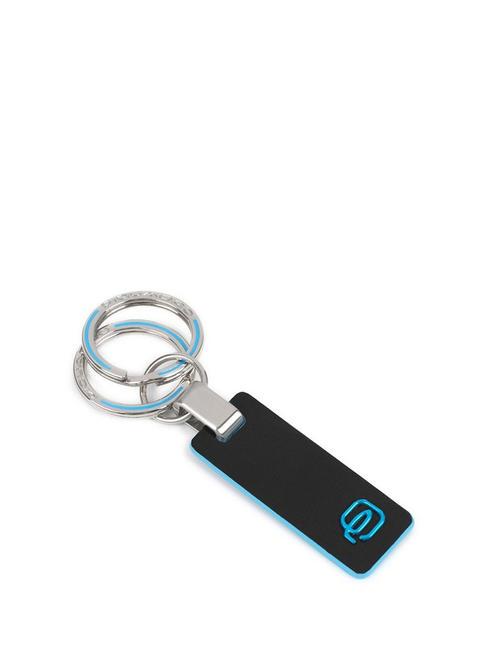 PIQUADRO BLUE SQUARE Portachiavi in pelle Nero - Portachiavi