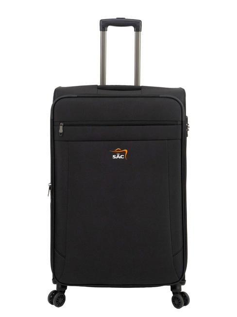 LESAC LIGHT FLY Trolley Grande, Espandibile nero - Trolley Semirigidi