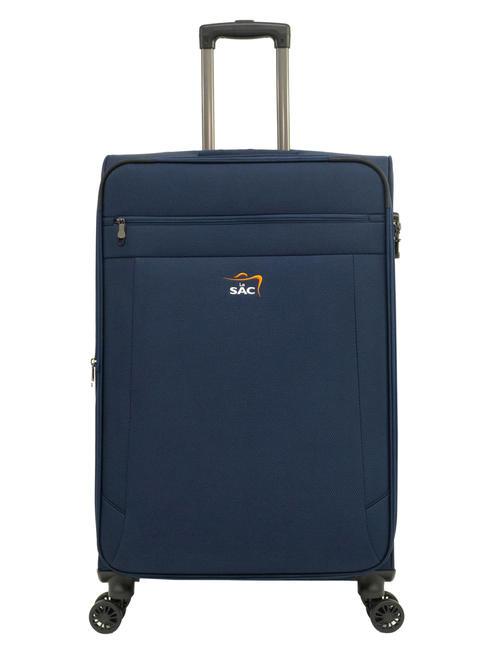 LESAC LIGHT FLY Trolley Grande, Espandibile blue - Trolley Semirigidi