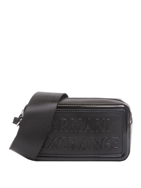 ARMANI EXCHANGE EMBOSSED Borsa camera a tracolla Nero - Borse Donna