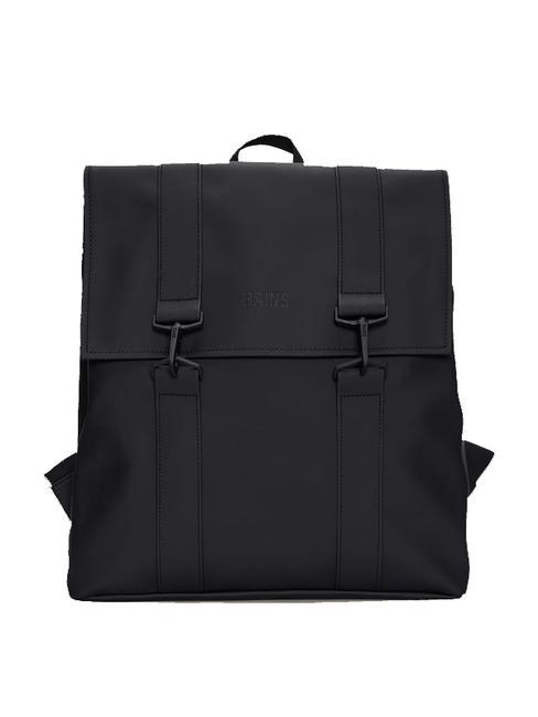 RAINS MSN BAG Zaino impermeabile città black - Zaini Scuola & Tempo Libero