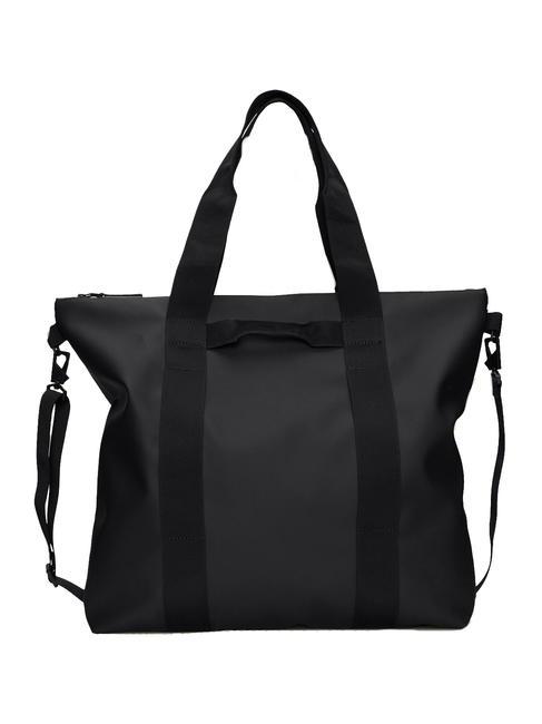 RAINS TOTE BAG Borsa impermeabile black - Borse Donna