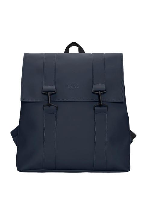 RAINS MSN BAG Zaino impermeabile città navy - Zaini Scuola & Tempo Libero