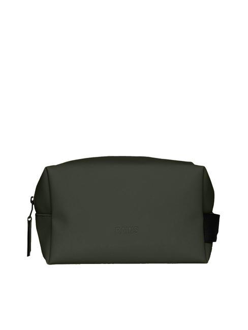 RAINS WASH BAG Beauty essenziale green - Beauty Case
