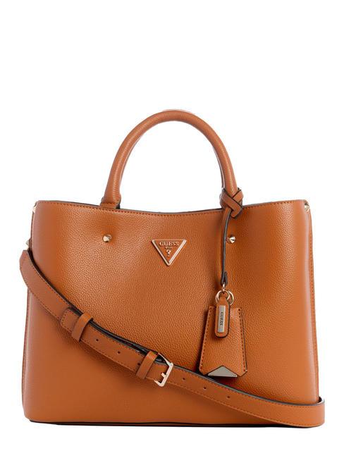 GUESS MERIDIAN Borsa a mano con tracolla COGNAC - Borse Donna
