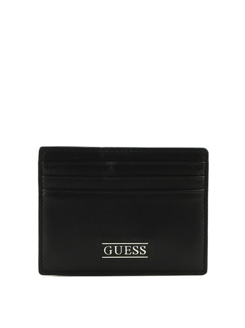 GUESS NEW BOSTON Portacard in pelle NERO - Portafogli Donna