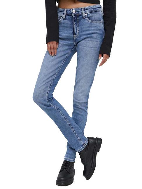 CALVIN KLEIN CKJ MID RISE SKINNY Jeans slim fit denim light - Jeans Donna