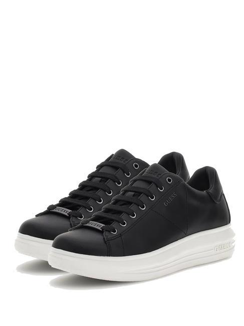 GUESS VIBO Sneakers in pelle nero1 - Scarpe Uomo