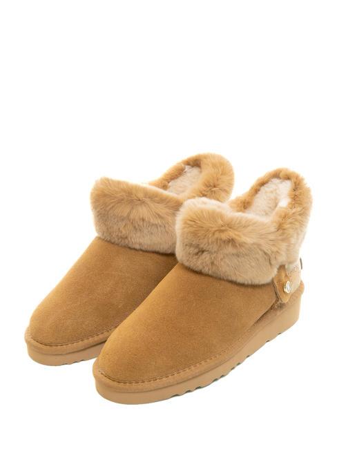 ALVIERO MARTINI PRIMA CLASSE GEO CLASSIC Stivaletti in pelle con pelliccia NATURALE - Scarpe Donna