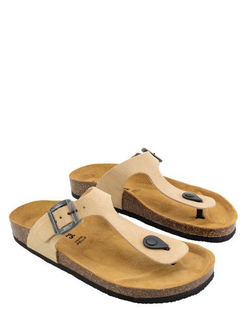 DOCKSTEPS VEGA Sandalo infradito in suede taupe - Scarpe Donna