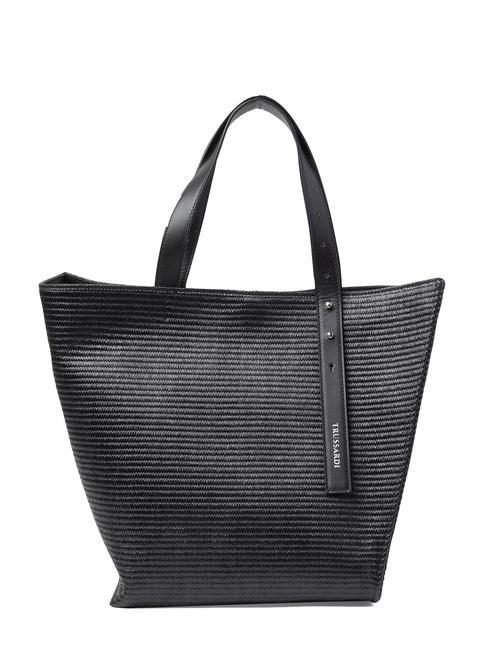 TRUSSARDI ORGANIC Shopper a spalla NERO - Borse Donna