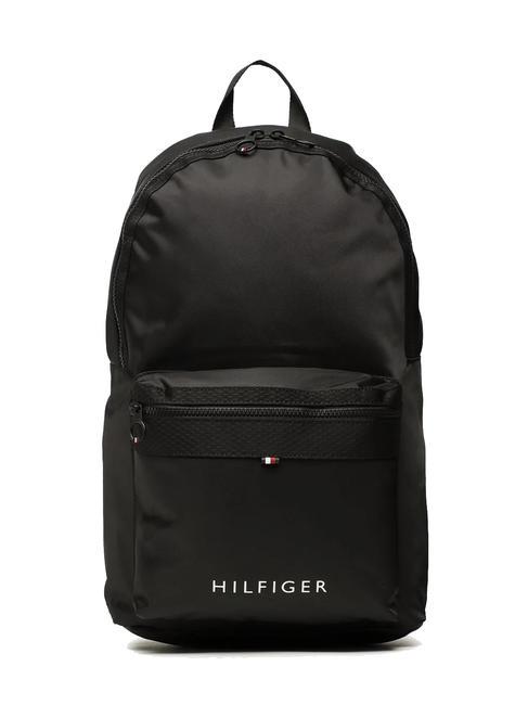 TOMMY HILFIGER SKYLINE Zaino in tessuto tecnico black - Zaini da lavoro porta PC