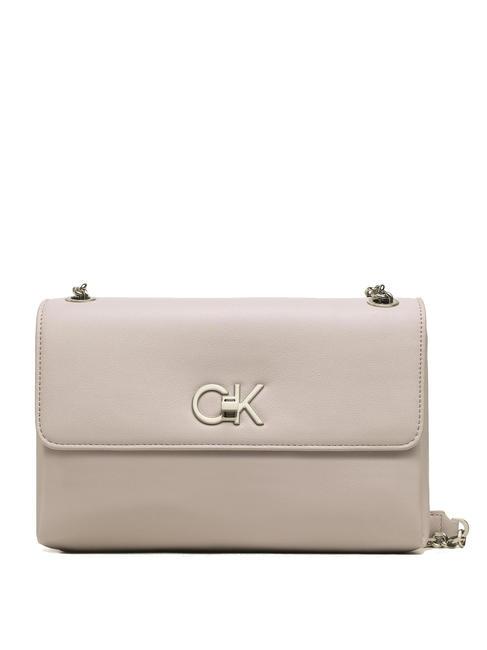 CALVIN KLEIN RE-LOCK EW Borsa a spalla / a tracolla iris - Borse Donna