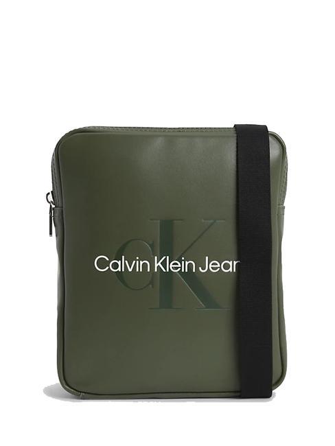 CALVIN KLEIN MONOGRAM SOFT Borsello con logo thyme - Marsupi